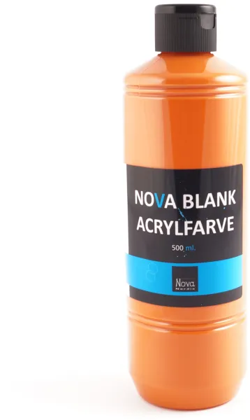Nova pintura acrílica brillante 500 ml. Naranja