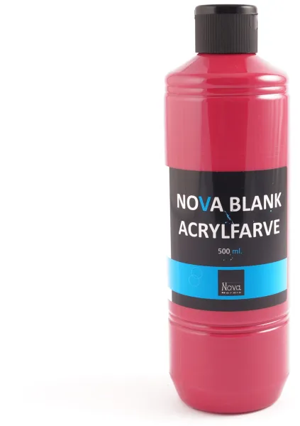 Nova pintura acrílica brillante 500 ml. Rojo primario