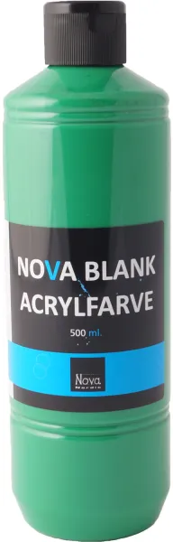 Nova pintura acrílica brillante 500 ml. Verde