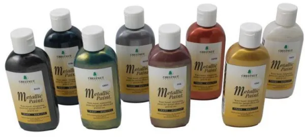 Chestnut Pintura Acrílica Colores Metálicos 100 ml - Rosa