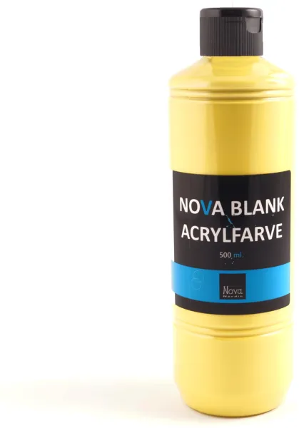 Nova pintura acrílica brillante 500 ml. Amarillo Primario
