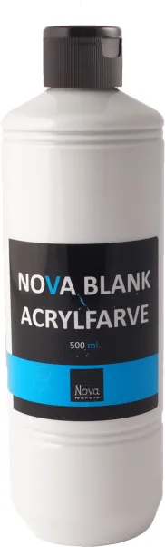 Nova pintura acrílica brillante 500 ml. Blanco