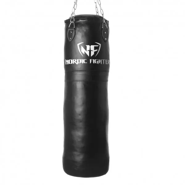 Nordic Fighter Boxing Bag Saco de Boxeo Cuero Auténtico 145cm 60kg