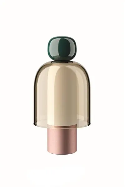 Lodes Easy Peasy Lámpara portátil Verde/Miel/Oro rosa