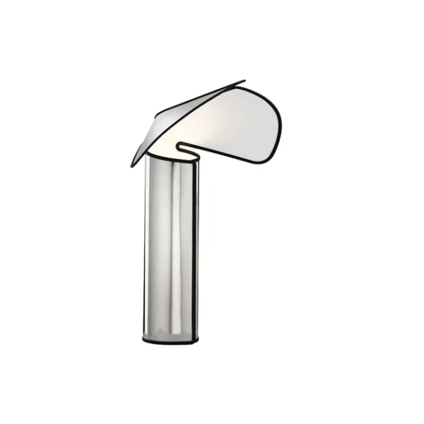 Flos Chiara Lámpara de Mesa de Aluminio con Borde Gris