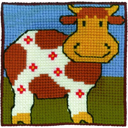Permin Kit de Bordado Infantil Stramaj Vaca 25x25cm