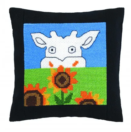 Permin Kit de Bordado Cojín Vaca 14x14cm