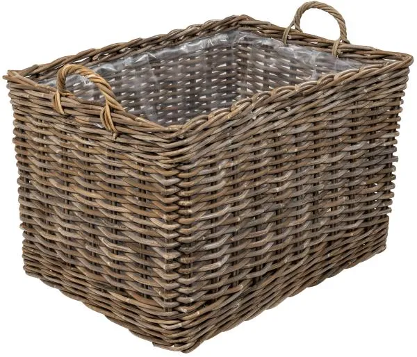 Cesta alargada con ruedas 82x57x52cm