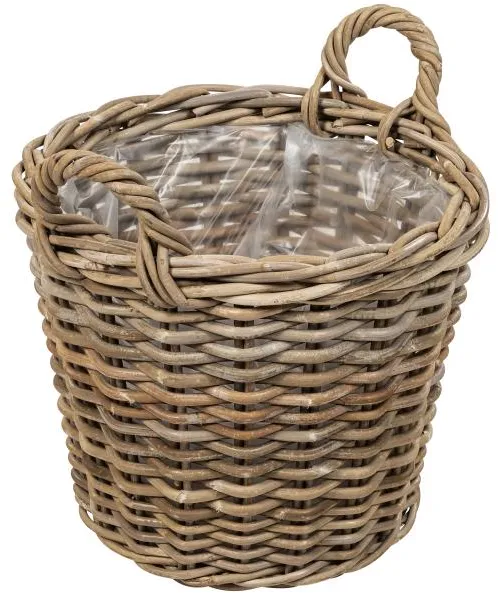 Cesta redonda con asa Ø38x45cm