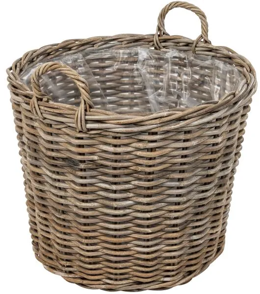 Cesta redonda con asa Ø55x65cm