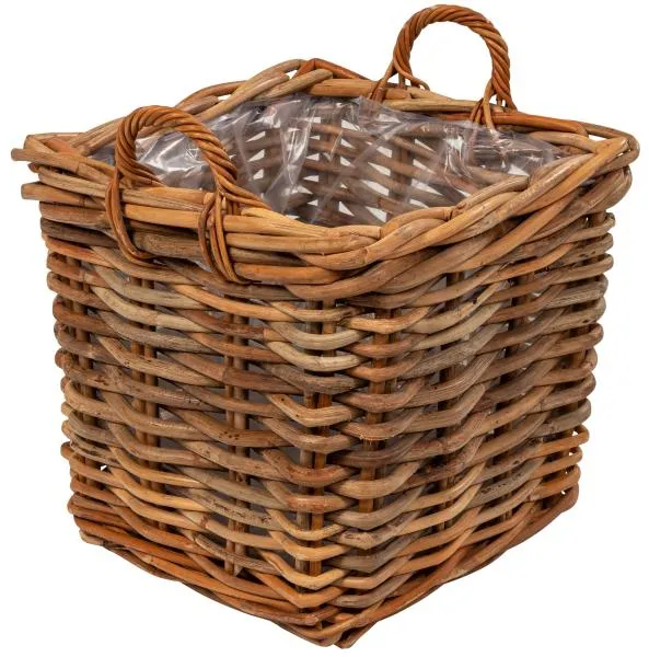 Cesta cuadrada con asa 48x48x45cm
