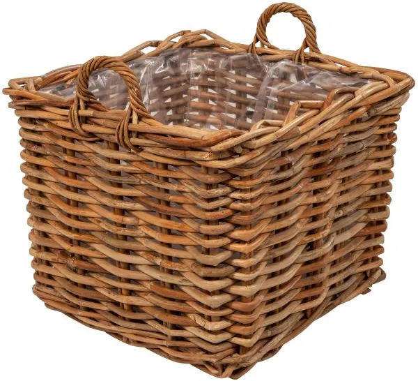 Cesta cuadrada con asas 60x60x50cm