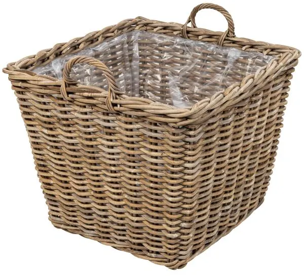 Cesta cuadrada con asa 65x65x55cm