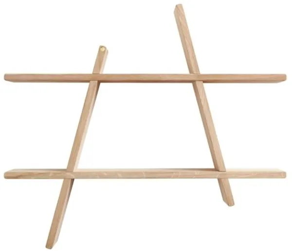 Andersen Furniture A-Shelf Estantería Grande 78x12x67 Roble Natural Aceitado