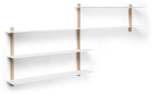 Gejst Nivo Estante B Roble Claro/Blanco